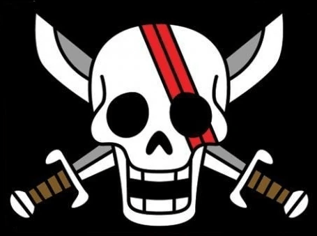 Red Hair Pirates Flag