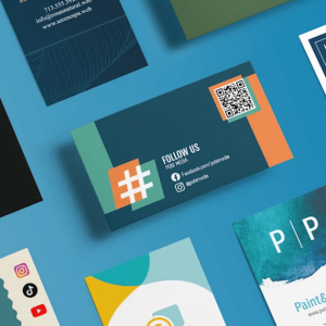 Adding Social Media Icons on Business Cards